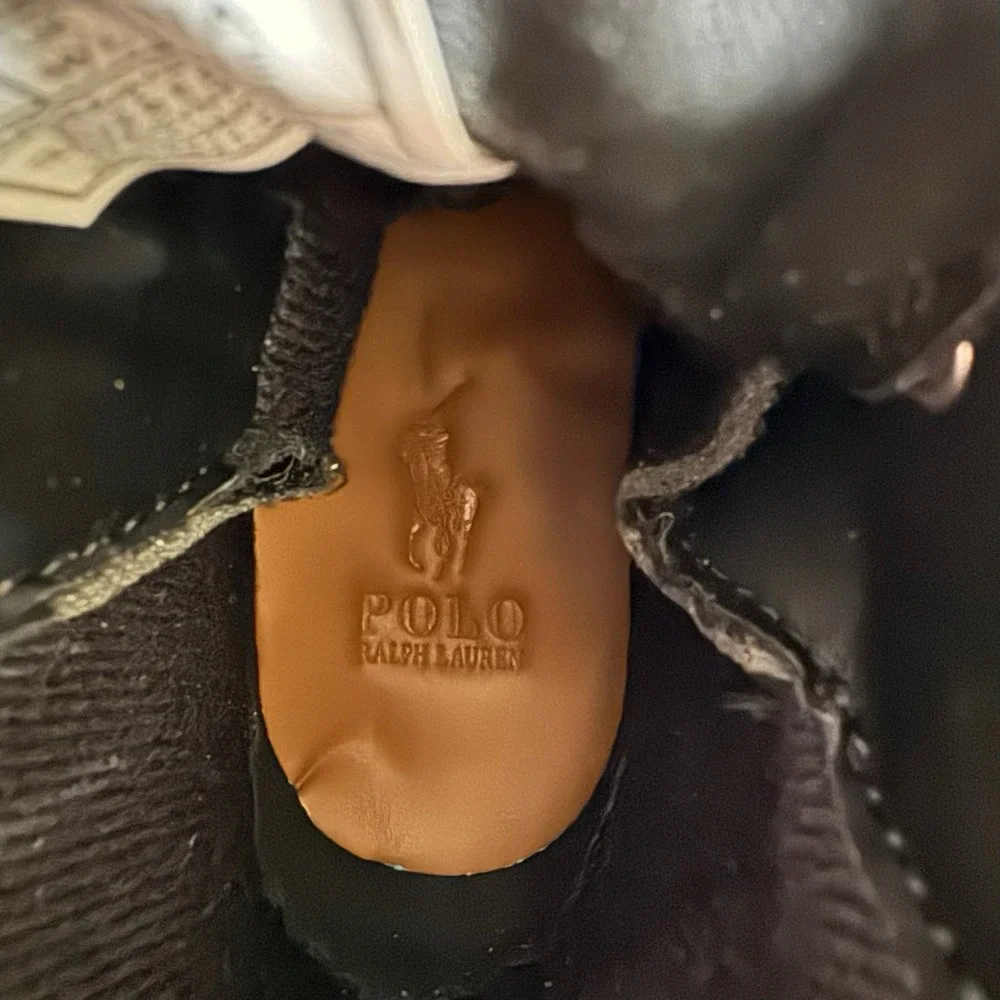 Polo Ralph Lauren Kids Boys Black Oslo High Top Boots 11 Child Streetwear Duck